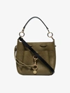 SEE BY CHLOÉ SEE BY CHLOÉ GREEN TOP HANDLE LEATHER SHOULDER BAG,CHS19USA0656514235231