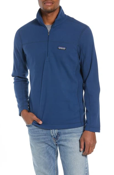 Patagonia Fleece Pullover In Stone Blue