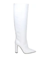 CASADEI AGYNESS BOOT IN WHITE COLOR LEATHER,11037029