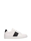 NATIONAL STANDARD WHITE LEATHER SNEAKERS,11037816