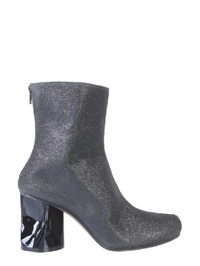 Maison Margiela Crushed Heel Ankle Boots - 黑色 In Black