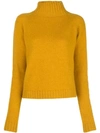 THE ELDER STATESMAN CASHMERE ROLL NECK JUMPER