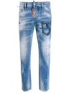 DSQUARED2 DSQUARED2 RAVE ON JEANS - 蓝色