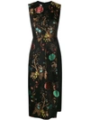 ANTONIO MARRAS SLEEVELESS FLORAL PRINT DRESS