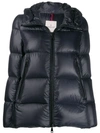 MONCLER MONCLER ZIPPED SHORT PUFFER JACKET - 蓝色