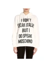 MOSCHINO CAPSULE COLLECTION PIXEL SWEATSHIRT WITH HOOD,11037944