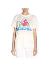 MOSCHINO CAPSULE COLLECTION PIXEL THE SIMS T-SHIRT IN PURE COTTON WITH PONY PRINT,11037939