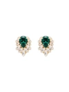 ANTON HEUNIS CRYSTAL CLUSTER EARRINGS