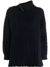 LOEWE ZIP CABLE KNIT SWEATER