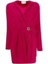 IN THE MOOD FOR LOVE MARY JANE WRAP DRESS