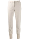 PESERICO PESERICO TAPERED TROUSERS - NEUTRALS