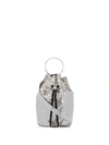 MM6 MAISON MARGIELA MM6 MAISON MARGIELA DRAWSTRING BUCKET BAG - SILVER