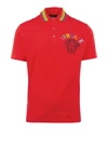 VERSACE MEDUSA EMBROIDERY COTTON POLO SHIRT