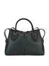 TOD'S D-STYLING SMOOTH LEATHER BOWLING BAG