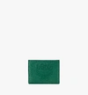Mcm Coburg Card Holder In Injection Leather In Green | Eden