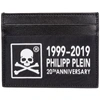 PHILIPP PLEIN MEN'S GENUINE LEATHER CREDIT CARD CASE HOLDER WALLET ANNIVERSARY 20TH,A19A-MBC0034_PLE096N_02