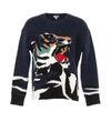 KENZO KENZO TIGER EMBROIDERED SWEATER