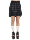 THOM BROWNE THOM BROWNE CHECKERED PLEATED MINI SKIRT