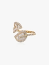 Anita Ko Wrap Leaf Ring In Metallic