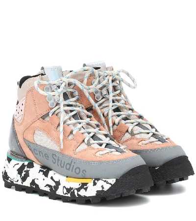 Acne Studios 90's Inspired Outdoor Hi-top Sneakers - 粉色 In Trekking Boots