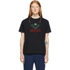 GUCCI GUCCI BLACK TENNIS T-SHIRT