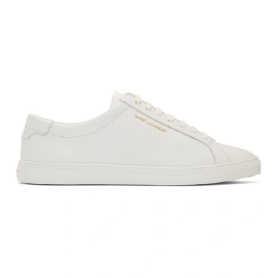 Saint Laurent White Andy Sneakers
