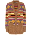 ALEXA CHUNG INTARSIA WOOL CARDIGAN,P00400124