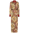 F.R.S FOR RESTLESS SLEEPERS FEBO PRINTED SATIN-CLOQUÉ SHIRT DRESS,P00408772