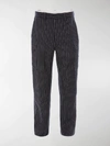 JW ANDERSON PINSTRIPE STRAIGHT TROUSERS,14121377
