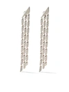 AS29 18KT ROSE GOLD CASCADE TRIPLE DIAMOND EARRINGS