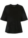 Simone Rocha Verziertes T-shirt - Schwarz In Black