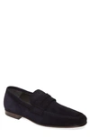 To Boot New York Men's Corbin Suede Penny Loafers In Blue