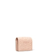 Tory Burch Fleming Bi-fold Mini Wallet In Shell Pink