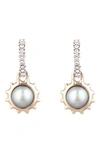 ALEXIS BITTAR GEORGIAN MABE PEARL DROP EARRINGS,AB93E022