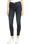 Frame Le High Skinny Outseam Slit Jeans In Copa In Copa