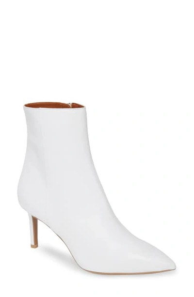 Aquatalia Mackenzie Weatherproof Bootie In White Nappa