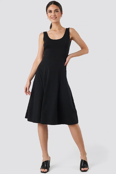 Trendyol Sleeveless Jersey Midi Dress - Black | ModeSens