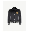 VERSACE DRAGON-PRINT SATIN BOMBER JACKET