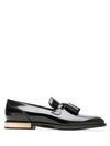 DOLCE & GABBANA TASSEL DETAILED LEATHER LOAFERS