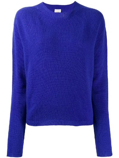 Alysi Dropped Shoulder Sweater In Blue