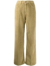 HAIKURE CORDUROY FLARED TROUSERS