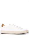 Common Projects Retro Low Leather And Nubuck Trainers In White