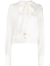 BALMAIN PUSSY BOW BLOUSE