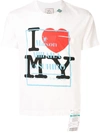 Miharayasuhiro Maison Mihara Yasuhiro I Love My Print T-shirt - White