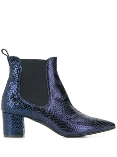 Albano Side Panel Boots In Pit Blu