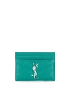 SAINT LAURENT MONOGRAM PLAQUE CARDHOLDER