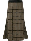 ANTONIO MARRAS ANTONIO MARRAS A-LINE LONG SKIRT - 棕色