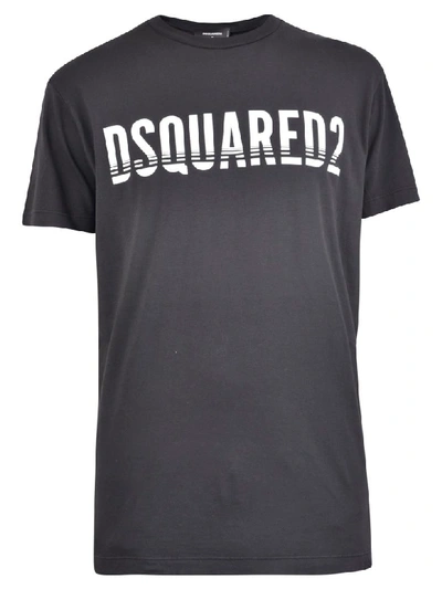 Dsquared2 Branded T-shirt In Black