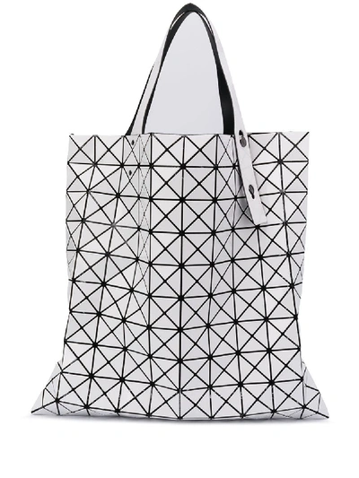 Bao Bao Issey Miyake Prism Basic Tote In White,black