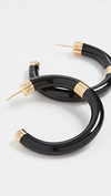 AURELIE BIDERMANN KATT HOOPS EARRINGS